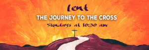 Lent Journey to the Cross Website Banner